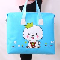 买二送一加厚特大防水棉被子收纳袋旅行袋包装搬家行李整理打包袋 皇冠狗 大号3只装[拍两套送小号1只]