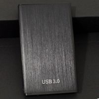 USB3.0移动硬盘盒铝合金SATA2.5寸笔记本机械固态通用硬盘壳 星辰黑（防护袋）