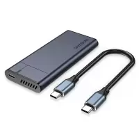 M.2 NVME移动硬盘盒Type-C3.1接口SSD外置硬盘盒配Type-C线 M.2固态硬盘盒10GB 3.1
