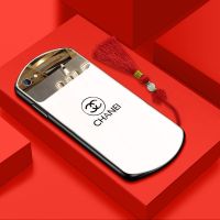 适用苹果8plus手机壳潮牌iPhone7/6s椭圆玻璃套XR笑脸6sp流苏镜子 镜子)白CHANEL+流苏+钢化膜 苹