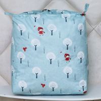 装衣服被子束口收纳袋大容量杂物整理牛津布袋搬家打包折叠防尘袋 小红帽 140L巨无霸[升级一体款]