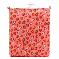 被子收纳袋防水防潮装衣服袋子超大家用衣物棉被行李搬家打包袋 150L红草莓