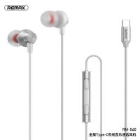 RM-560有线耳机Type-C口音乐耳机智能降噪立体声入耳式 白色[听声辨位]