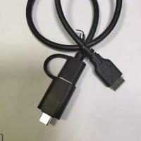 2.5寸笔记本硬盘盒SATA移动硬盘盒USB3.0外置接机械固态硬盘盒子 双接头3.0