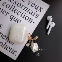 ins创意透明airpodspro保护套壳耳机硅胶盒3代三可爱软壳男女挂件 彩色软壳+贝壳挂件 airpods1/2代