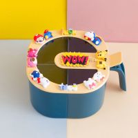 调料盒组合套装四格一体厨房用品盐罐家用大全多格带盖收纳调味盒 萌宠