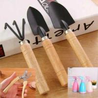 园艺工具三件套园林剪种花养花园艺盆栽挖土松土小铁铲子耙喷壶 大号三件套+喷壶+园艺剪(送小剪刀)