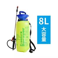 5L大容量加厚肩负式气压式洗车园艺浇花壶喷洒喷雾器喷壶清洁 8L带漏斗(黄色)