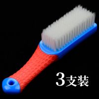 鞋刷子多功能鞋刷家用不伤鞋软毛鞋刷子洗鞋神器洗衣刷刷鞋神器 蓝柄3把