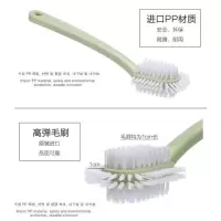 五面鞋刷塑料家务清洁刷韩版多功能超结实无死角鞋刷长柄洗衣刷 绿色