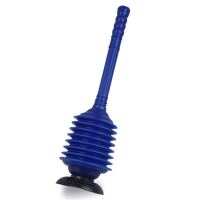 通下水道神器管道疏通器马桶堵塞吸真空厕所吸泵气压式马桶厕所泵 蓝[马桶吸]