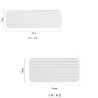 硅藻泥吸水垫洗手台洗漱垫硅藻土杯垫小洗漱台防水垫肥皂垫牙刷垫 白色大号+白色小号