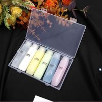 7件套盒装软管挤压乳液瓶化妆品洗发水沐浴露分装瓶套装旅行便携 6件套盒装(送标签卸妆棉压缩毛巾)
