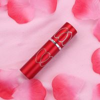 香水瓶空瓶子旅行分装瓶化妆爽肤水小喷雾瓶细雾玻璃香水分装瓶 10ml双心红色