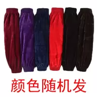 秋冬款金丝绒袖套女冬工作纯棉可爱网红防污男女套袖女上班成人 金丝绒袖套4针 4双装[颜色可备注]