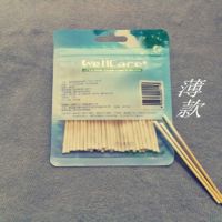 棉签棒化妆祛斑保养液精华液修复液专用美容薄厚长小棉签加厚 60支薄款*20包