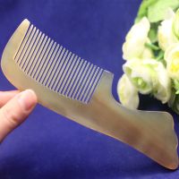 {新店亏本促销}纯天然牛角梳子宝宝头梳迷你梳旅行小号角木梳 16厘米鱼尾梳