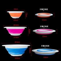 折叠饵料盆防摔钓鱼开饵盆鱼饵量杯垂钓钓鱼用品装备特价渔具 大中小三件套带量杯一套