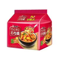 康师傅经典方便面西红柿鸡蛋打卤面104g*5包/袋