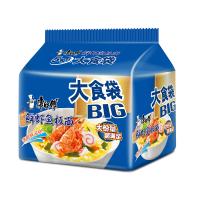 康师傅大食袋五连包鲜虾鱼板139g*5包/袋