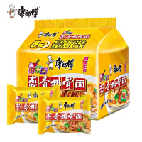 康师傅经典红葱头葱香排骨袋面五连包