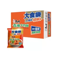 康师傅大食袋香辣牛肉面145g*24袋/箱