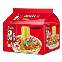 康师傅劲爽拉面红烧牛肉面101g*5袋/包