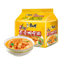 康师傅大食袋红葱头葱香排骨面五连包150g*5包/袋