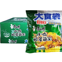 康师傅大食袋方便面小鸡炖蘑菇面136g*24袋