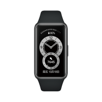 华为手环6 智能手环 曜石黑 曜石黑硅胶表带 FRA-B19(不开发票)