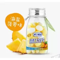 优之唯品清口含片海盐菠萝味40g