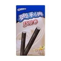 奥利奥(OREO) 饼干巧脆卷香草味55g(新旧包装随机发货)