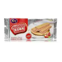 真巧夹心威化草莓味100g