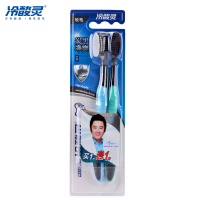 冷酸灵炭黑净爽牙刷 双支装 颜色随机