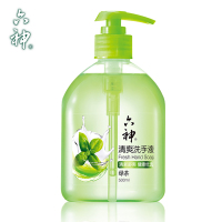 六神清爽洗手液绿茶)500ml