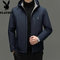 花花公子男装可拆帽90鸭绒羽绒服男士外套商务休闲服饰冬新款