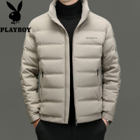 花花公子品牌男装90鸭绒羽绒服男立领男士外套商务休闲服饰冬新款