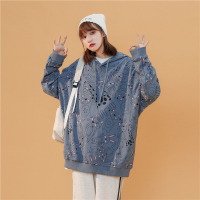 ROSUYA商城品质外套 卡通满印休闲连帽中性风卫衣