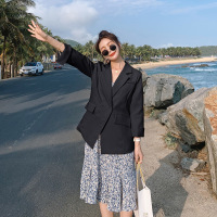 ROSUYA两件套小西装外套女装 2021新款秋季气质修身西服外套女韩版上衣潮套装