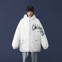 ROSUYA假两件棉衣连帽棉服2021新款冬装情侣面包服棉袄
