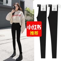 ROSUYA魔术裤打底裤女紧身高腰显瘦黑色小脚铅笔秋冬季棉裤加厚加绒裤子