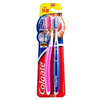 高露洁(Colgate)超密丝倍洁牙刷双支特惠装(颜色随机)