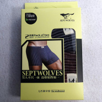 七匹狼04077男士兰精粘胶平脚裤