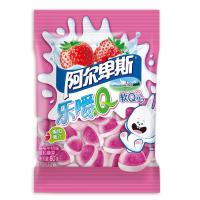 阿尔卑斯乐嚼Q软Q心草莓牛奶味60g