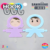 三美优家卡通粘钩1275