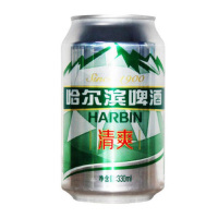 哈啤清爽单听330ml