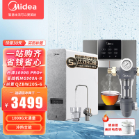 美的( Midea)家用RO反渗透净水器白泽1000G+MG908A-R+QZBW20S-6