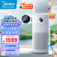 美的(Midea)[星澈空气护理机]空气净化器除甲醛除异味除烟味全效空气护理加湿净化一体机KJ600G-RX600S