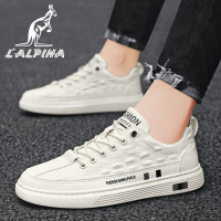 阿尔皮纳袋鼠 板鞋男男士休闲男鞋潮鞋男学生帆布百搭小