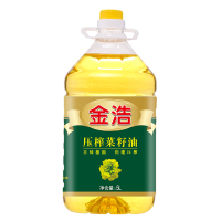 金浩压榨菜籽油5L 非转基因 物理压榨 菜籽油